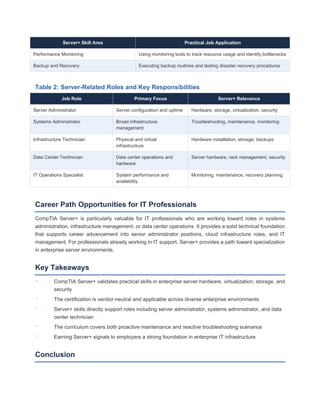 CompTIA Server+ Certification: Building Enterprise Server Management ...