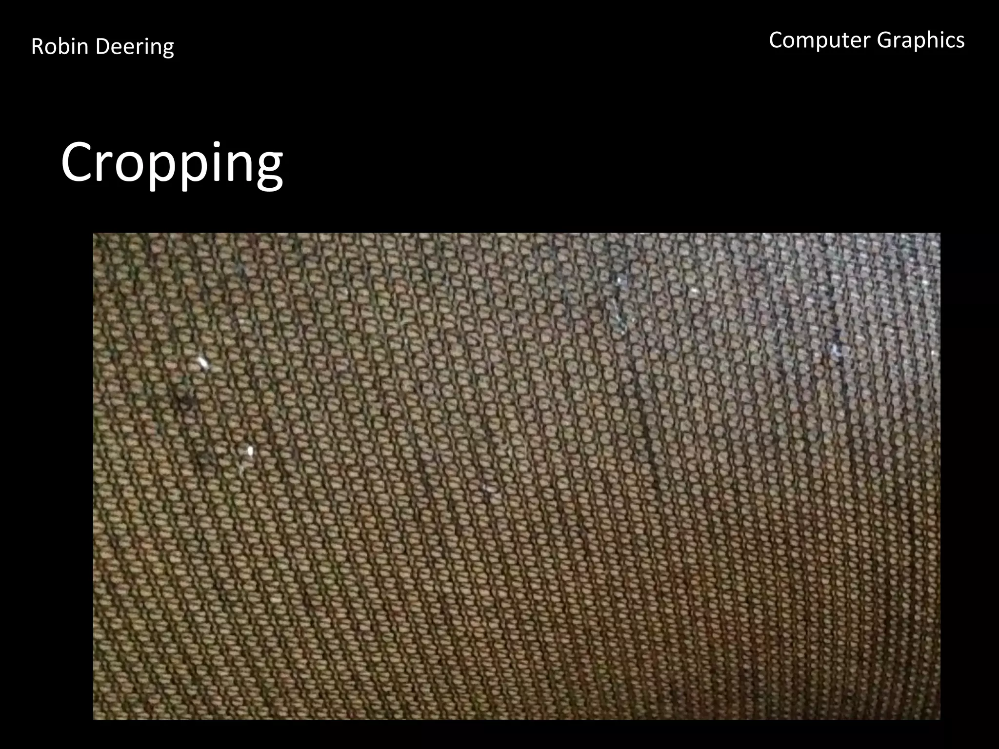 Robin	
  Deering	
   Computer	
  Graphics	
  
Cropping	
  
 