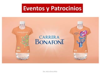 Dra. Alicia De la Peña
Eventos y Patrocinios
 