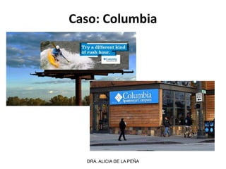 Caso: Columbia
DRA. ALICIA DE LA PEÑA
 