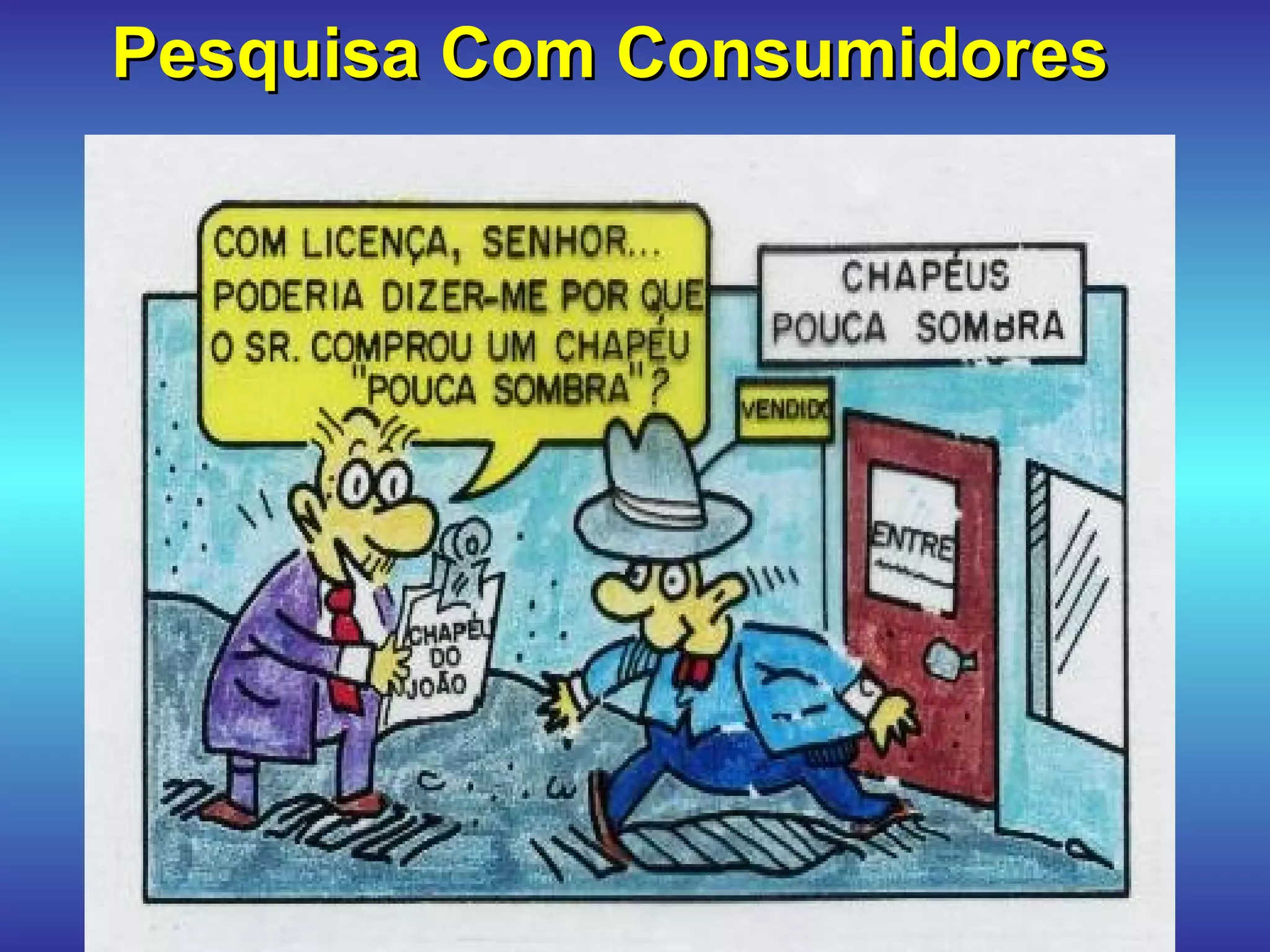 Pesquisa Com ConsumidoresPesquisa Com Consumidores