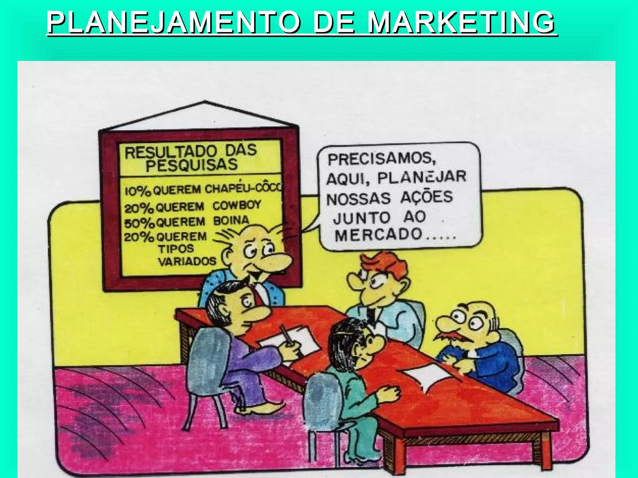 PLANEJAMENTO DE MARKETINGPLANEJAMENTO DE MARKETING