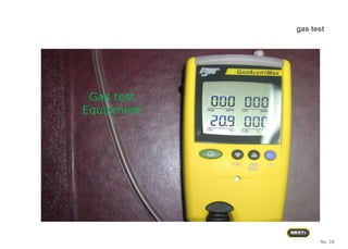 No. 18
Gas test
Equipment
gas test
 