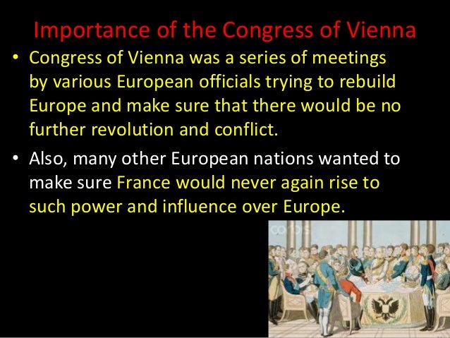 important goal congress vienna important goal congress vienna