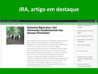 JRA, artigo em destaque
 