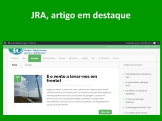 JRA, artigo em destaque
 