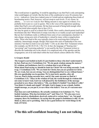2 corinthians 11 commentary | PDF