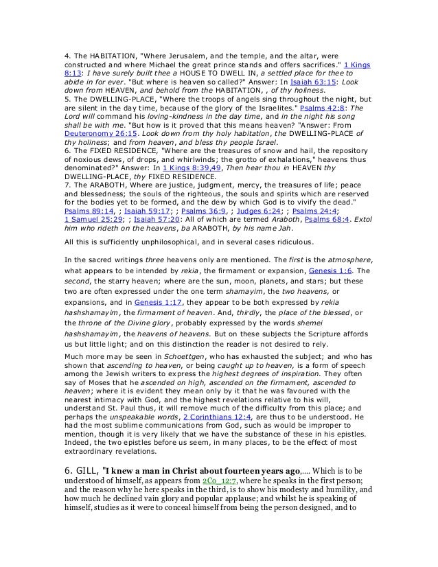 2 corinthians 12 commentary