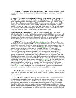 2 corinthians 7 commentary | PDF