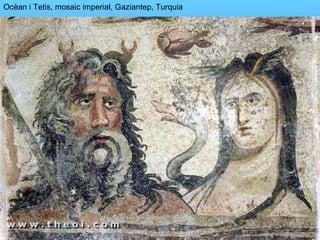 Ocèan i Tetis, mosaic imperial, Gaziantep, Turquia   