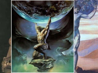 Atles,  líder dels titans vençuts 