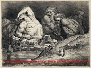 Titans i Gegants confinats per Zeus al Tàrtar, la part més profunda de la Terra 