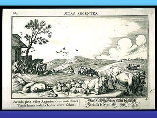 Una segona estirp bastant pitjor, de  plata , crearen després. La infància durava cent anys; i quan ja arribava la juventut, vivien poc temps, amb molt sofriments a causa de la seua ignorància. A més havien de treballar per a aconseguir aliment. 