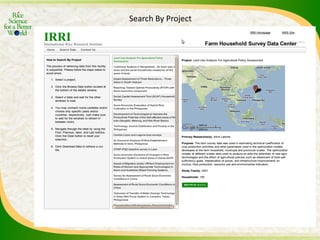 Experience and lessons of the Rice Information Portal in Asia – bringing information to farmers and influencing policies