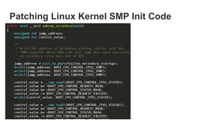 “Linux Kernel CPU Hotplug in the Multicore System” | PPTX