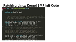 “Linux Kernel CPU Hotplug in the Multicore System” | PPTX