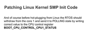 “Linux Kernel CPU Hotplug in the Multicore System” | PPTX