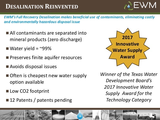 El Paso Full Recovery Desalination Project - Craig ...