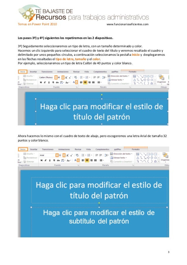 temas para power point 2010