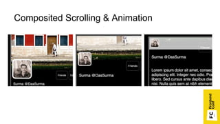 Composited Scrolling & Animation
 