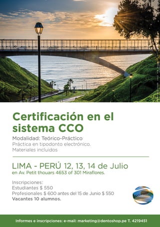 2º Certificación en CCO