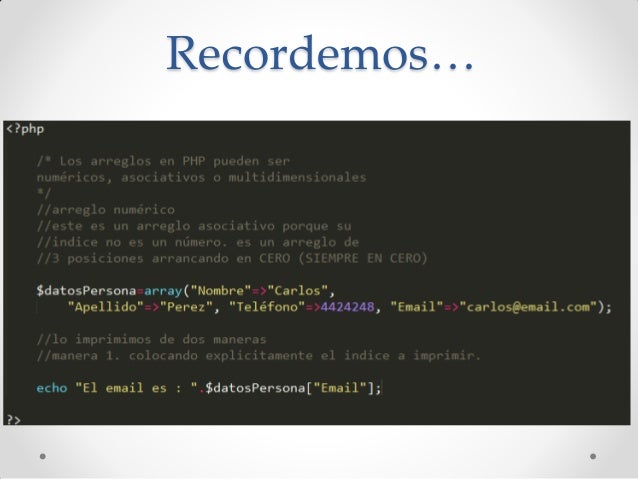 Php curso