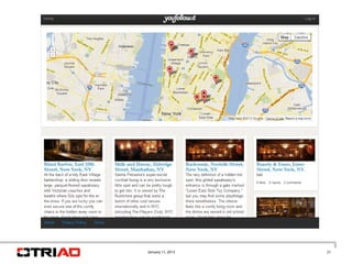 January 11, 2013   21
 