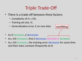Machine learning overfitting problem explained | PPTX