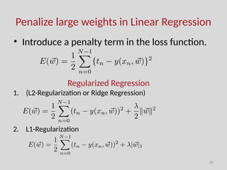 Machine learning overfitting problem explained | PPTX