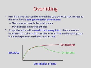 Machine learning overfitting problem explained | PPTX