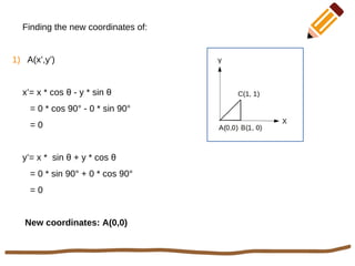 2D Rotation- Transformation in Computer Graphics | PDF