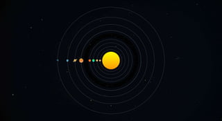 2D Solar System Animation in PowerPoint Template