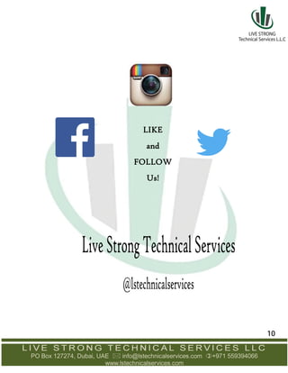 10
LiveStrongTechnicalServices
@lstechnicalservices
LIKE
and
FOLLOW
Us!
 