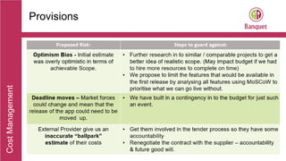 CostManagement
Provisions
 