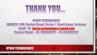 HYREN TECHNOLOGIES 20
hyren.technologies@gmail.com
 