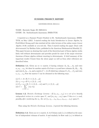 Linear Algebra | PDF
