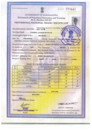 ITI_Certificate
