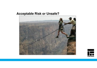 Acceptable Risk or Unsafe?
 