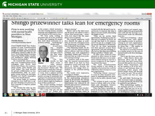  Michigan State University, 2014- 6 -
 