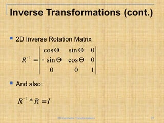 Inverse Geometry Example 2D and 3D Geometric transformations.pptx