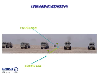 CROSSLINESHOOTING
SEISMIC LINE
VIB PUSHER
 