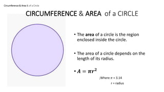 2D & 3D Shapes differentiation with Perimeter, Area, Surface Area, and ...