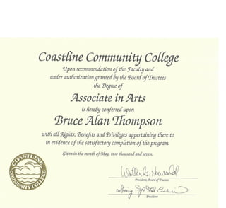 Coastline degree