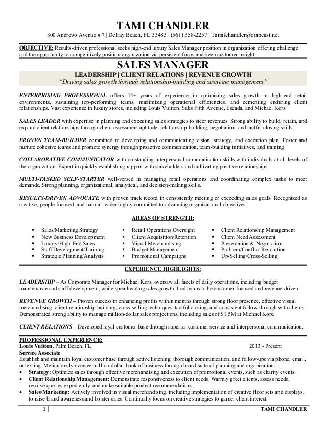 Tami Chandler Resume