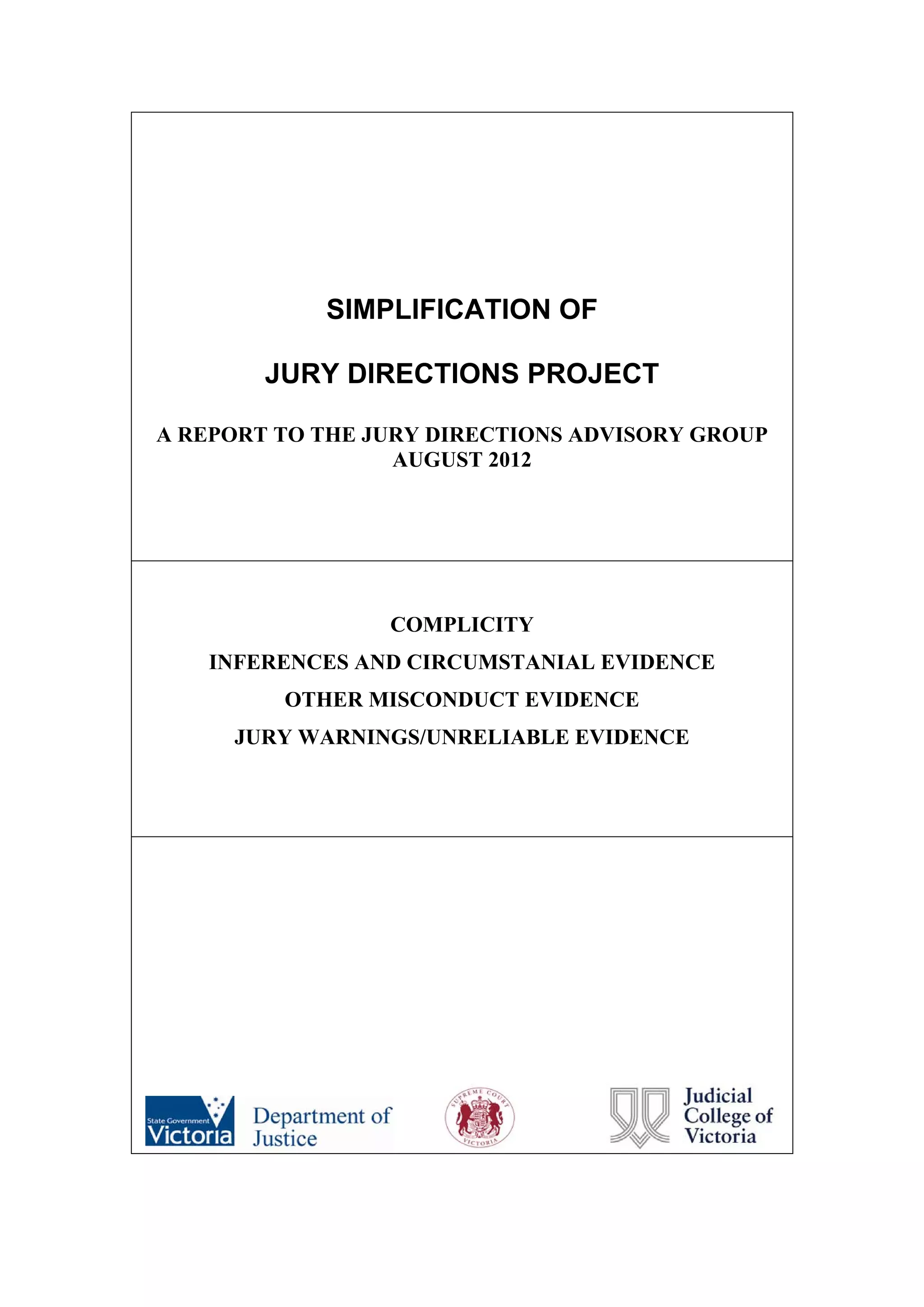 Jury directions project PDF