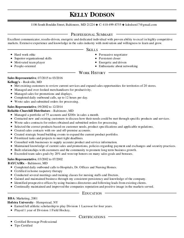 Kdodson Indeed Resume