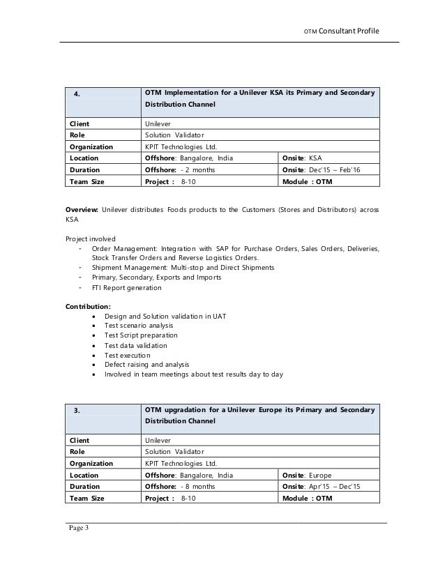 sales sap report generation in Consultant TechnoFunctional OTM ArunS CV sales sap report generation in Consultant TechnoFunctional OTM ArunS CV
