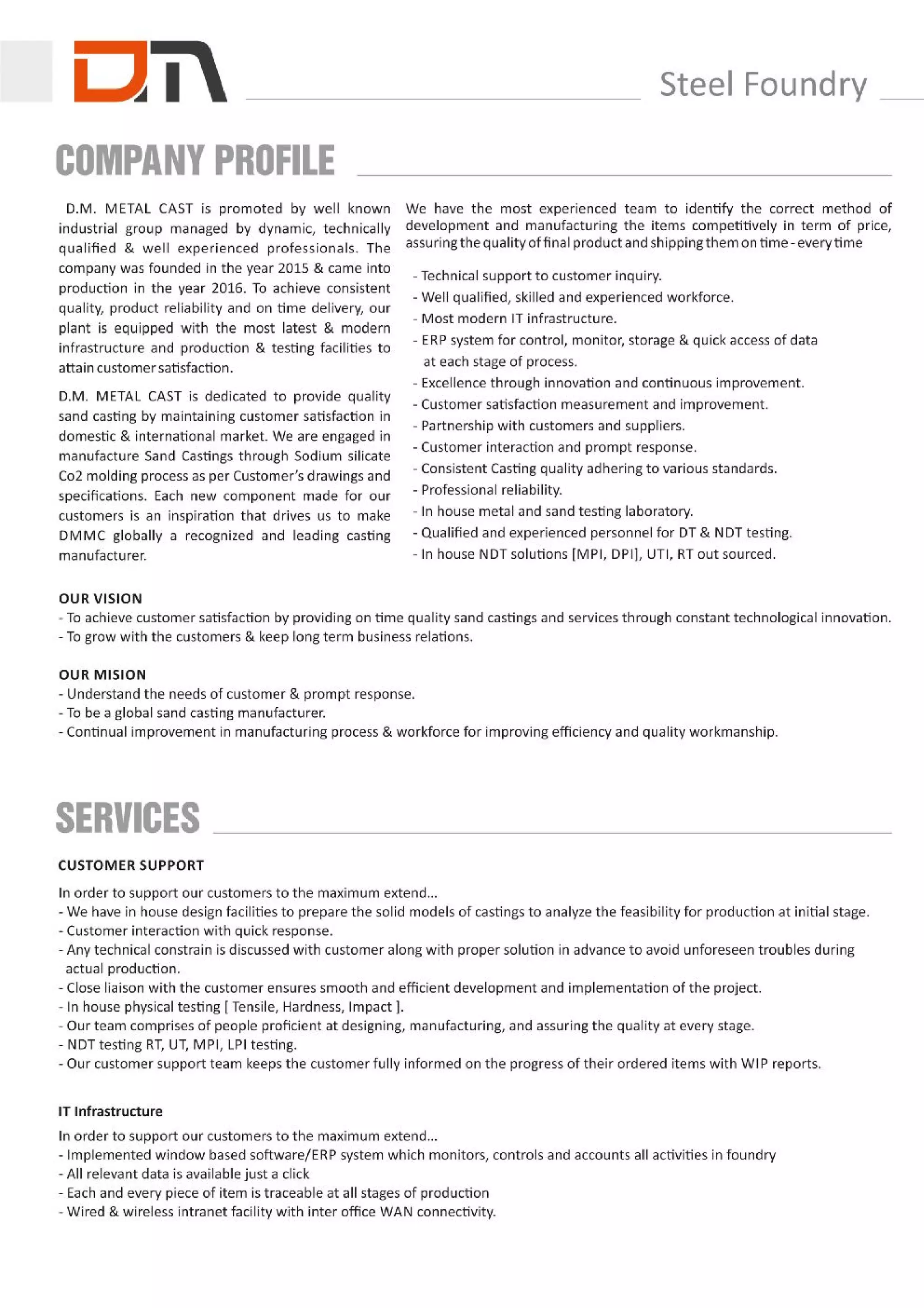 DM Metal Cast Catalog PDF