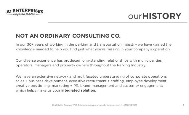 Jd Enterprises Company Profile May 16