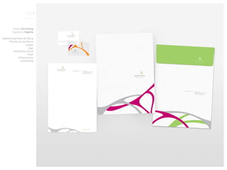 Portfólio


         Cliente Em Forma
        Segmento Esporte

Reposicionamento de Marca
     Plataforma de Marca
                    Slogan
                      Logo
          Identidade Visual
                     Texto
              Ambientação
                Consultoria
 